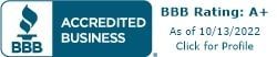 BBB Ratings Approved Certificate to Richis Tree Services in Centennial